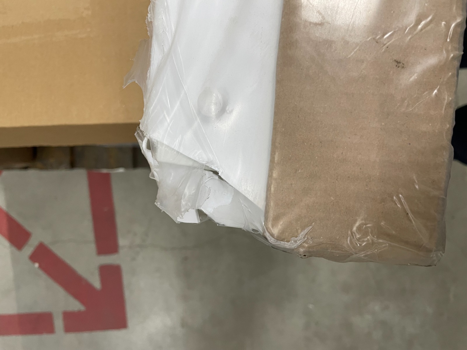 SCHADEMODEL: SaniGoods Rondo douchebak kwartrond 100x100x15cm