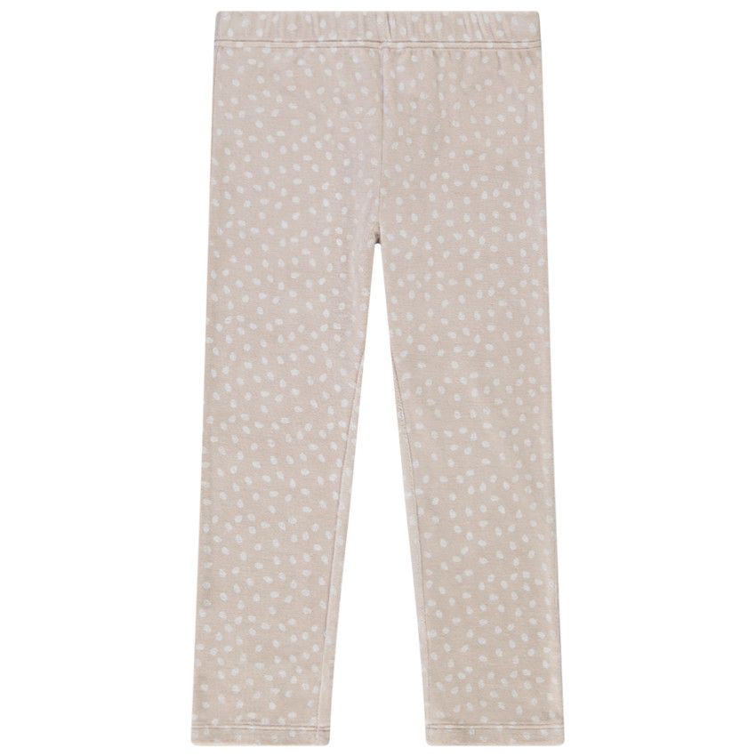 Pyjama en velours Marie Disney pour fille - Ecru