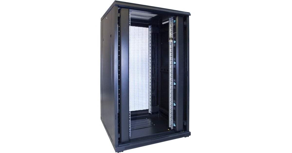 DSI27U serverkast met geperforeerde deur - DS8827PP server rack  (Zwart, 800 x 800 x 1400mm)