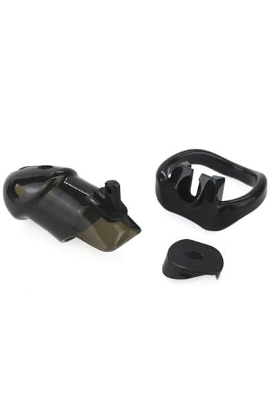 Rikers Locking Chastity Device Black Kyskhetsbur