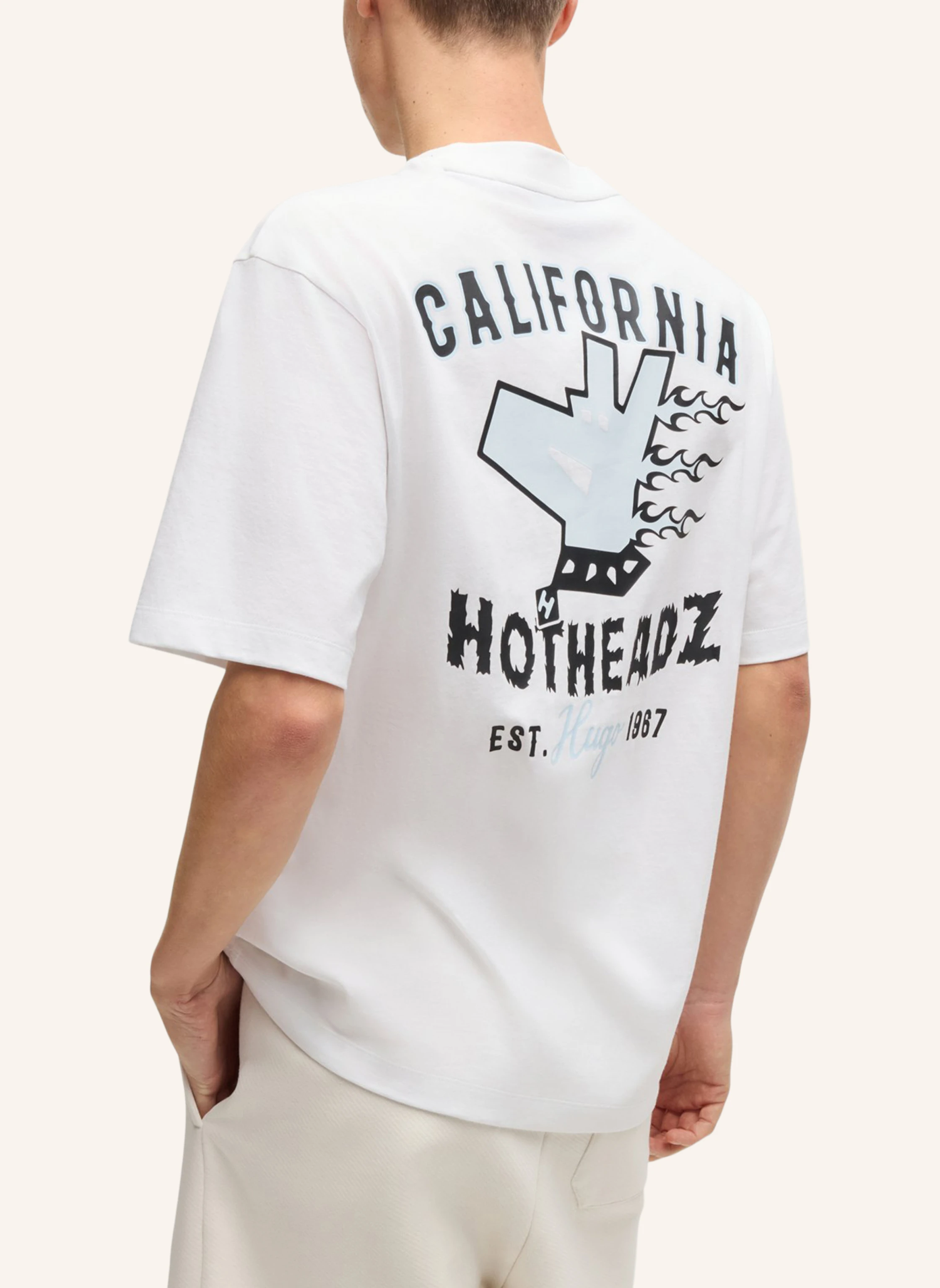 HUGO T-Shirt NAGULOP Relaxed Fit