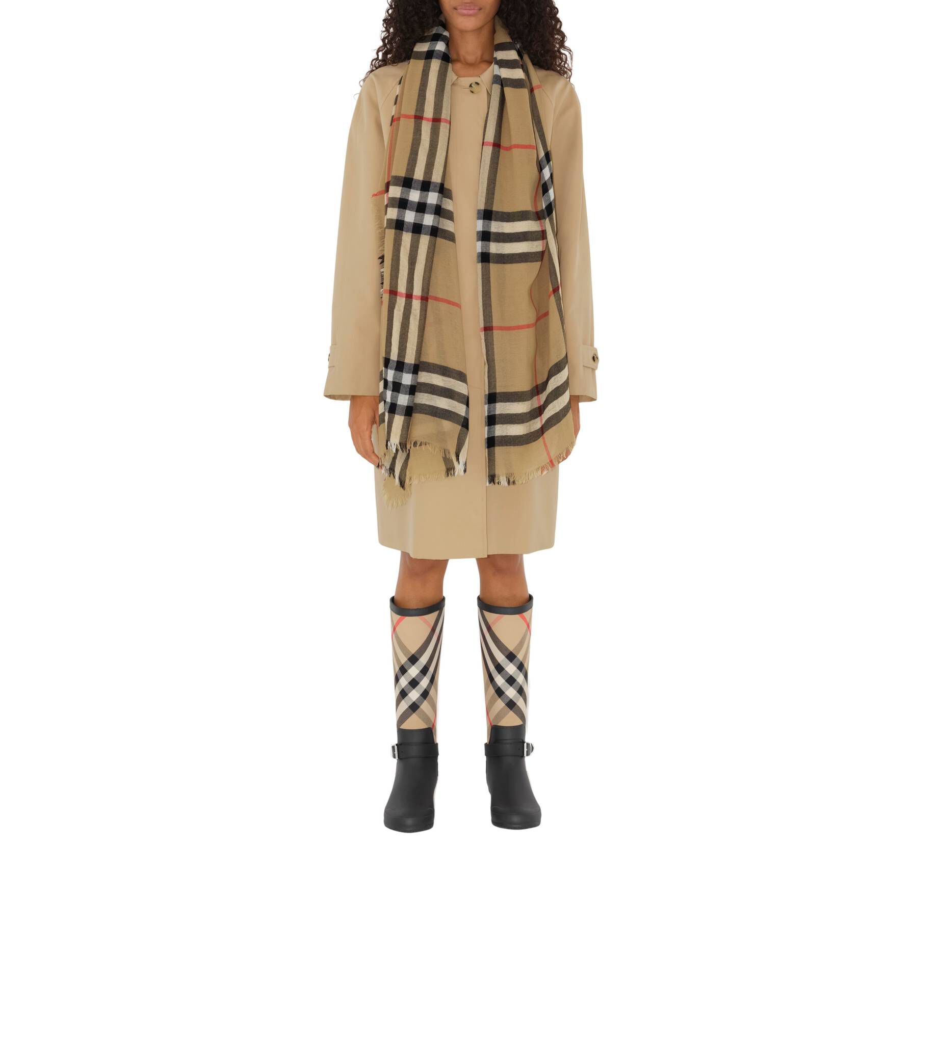 Burberry| Damen Schal aus leichter Wolle