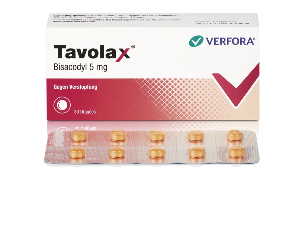 TAVOLAX Drag 5 mg Blist 30 Stk