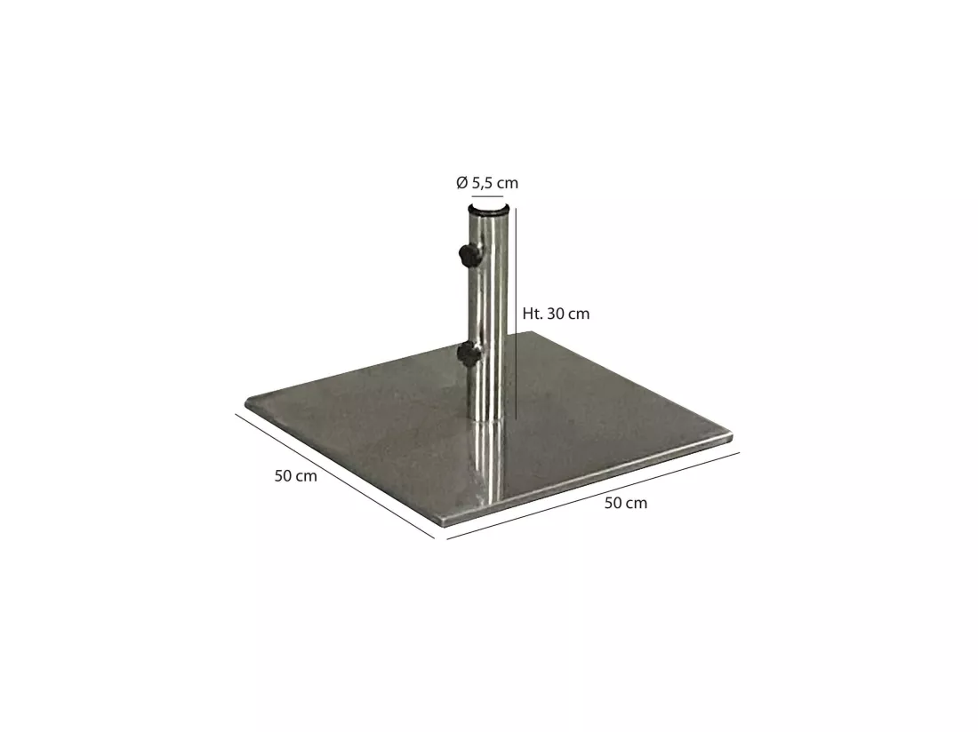 Now's Home - Pied De Parasol En Inox