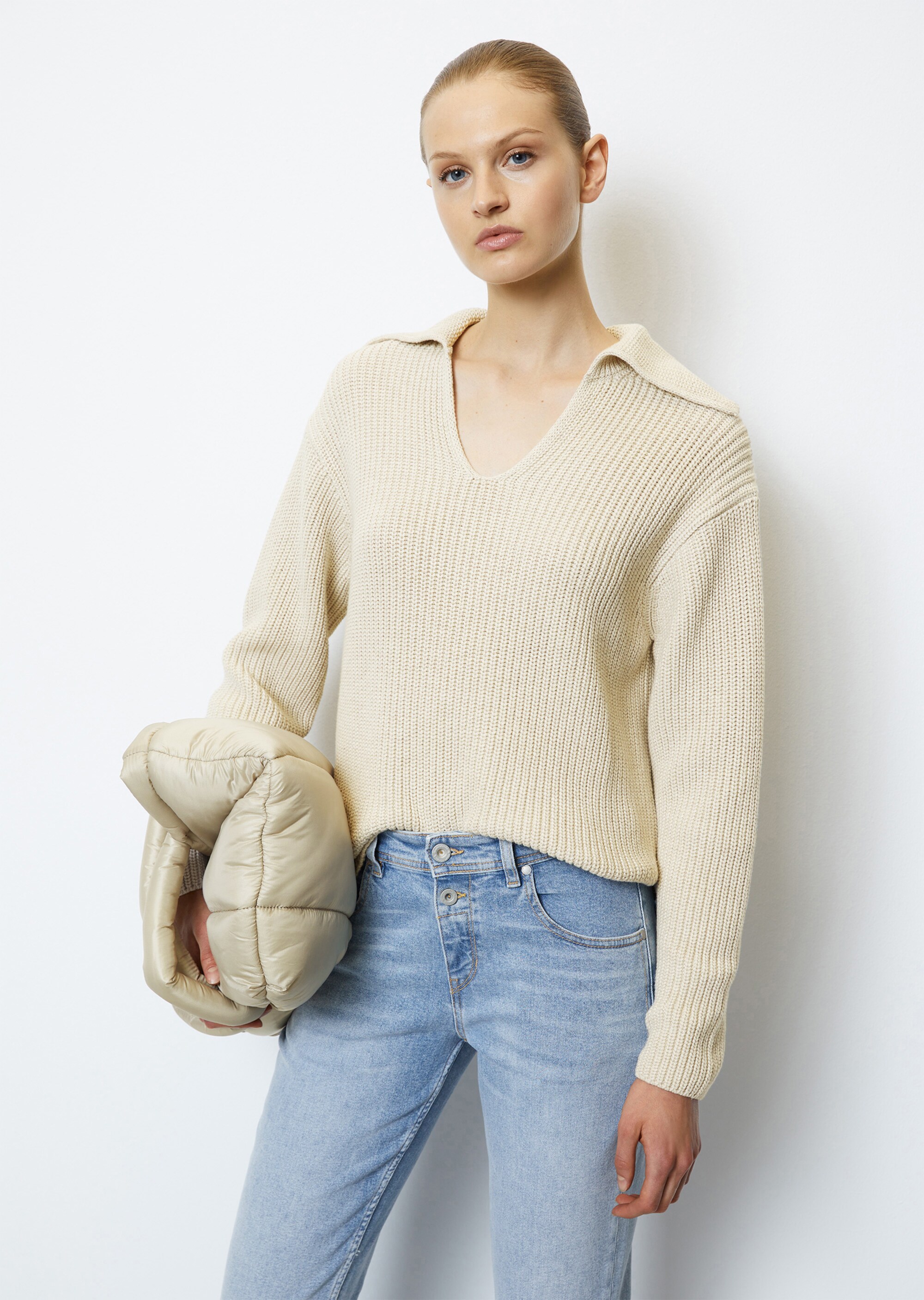 DfC Pullover im Troyer-Stil aus Organic Cotton