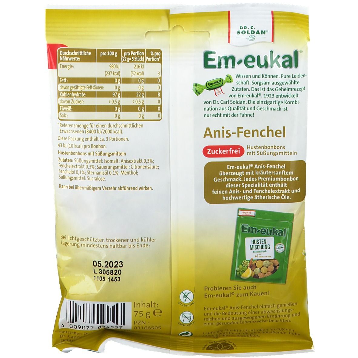 Em-eukal® Anis-Fenchel zuckerfrei