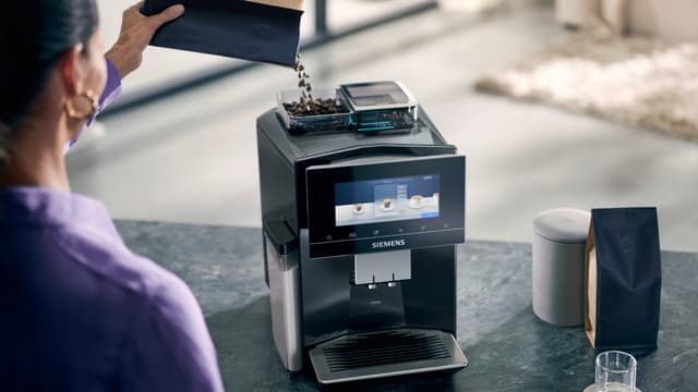 Siemens Automatisk kaffemaskine TQ907R05 (Dark inox)