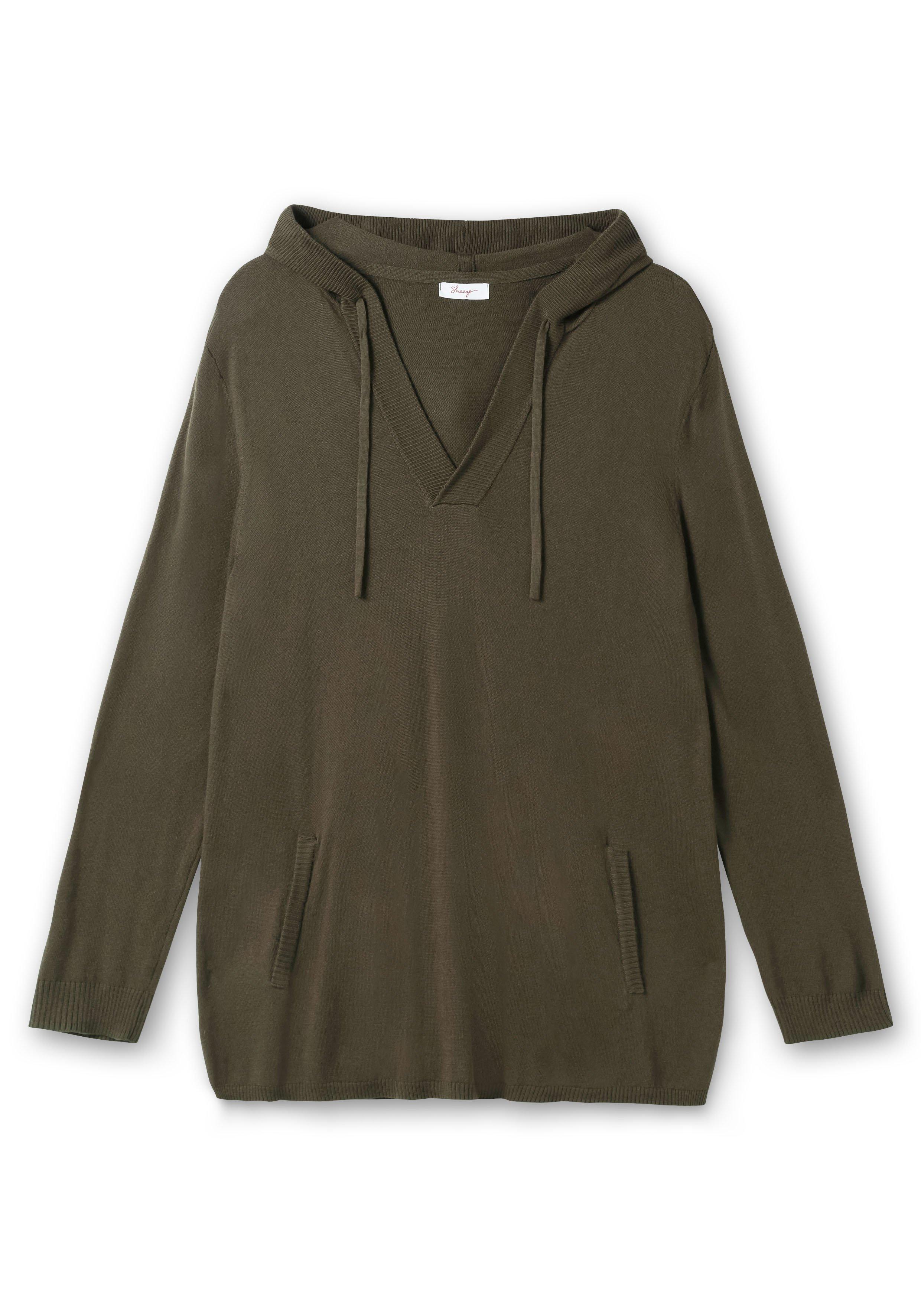 Pullover mit Kaschmir und leichter A-Linie