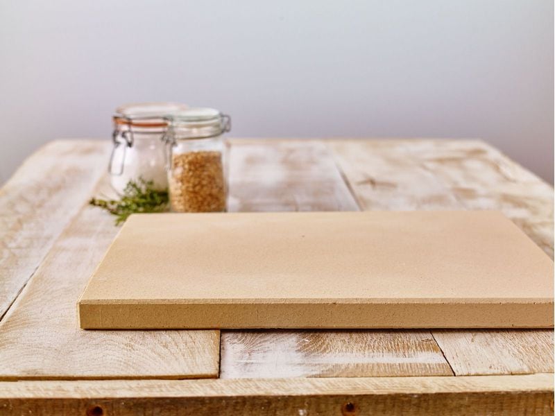 RBV Birkmann Backstein Laib und Seele 40 x 30 x 2.5 cm Stein für Backofen, Smoker, Gas- und Holzkohlegrill