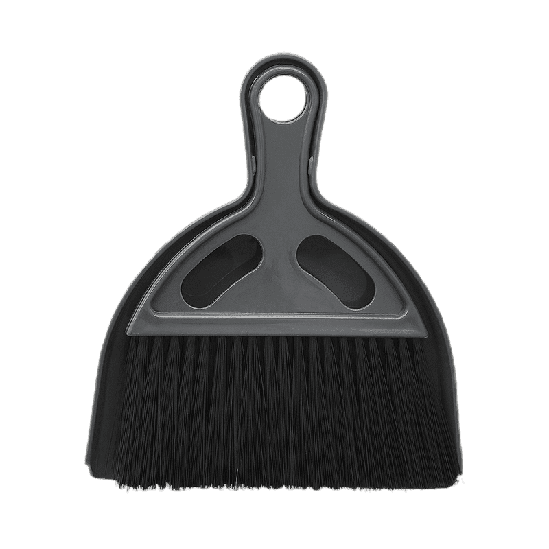 Compacte stoffer en blik