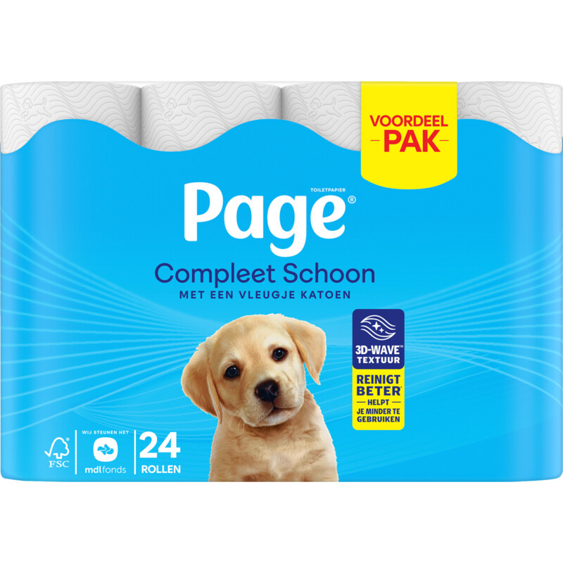 Page Compleet schoon toiletpapier voordeelpak