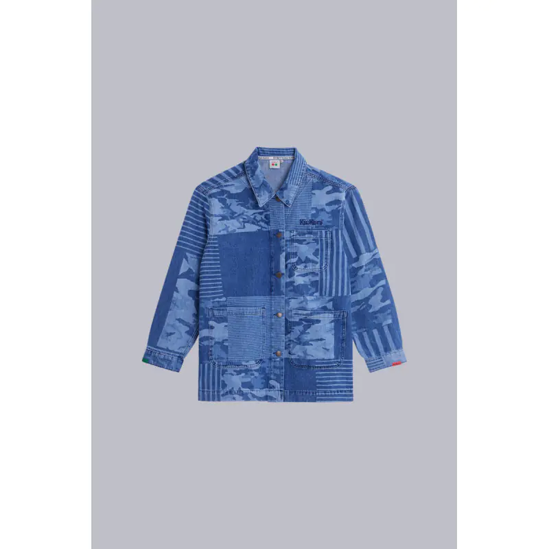 ORGANIC KICK JACKET DENIM CAMOUFLAGE VESTE Coton biologique No Gender