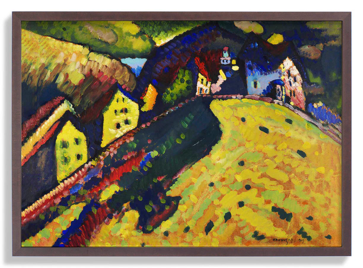 Häuser in Murnau von Wassily Kandinsky