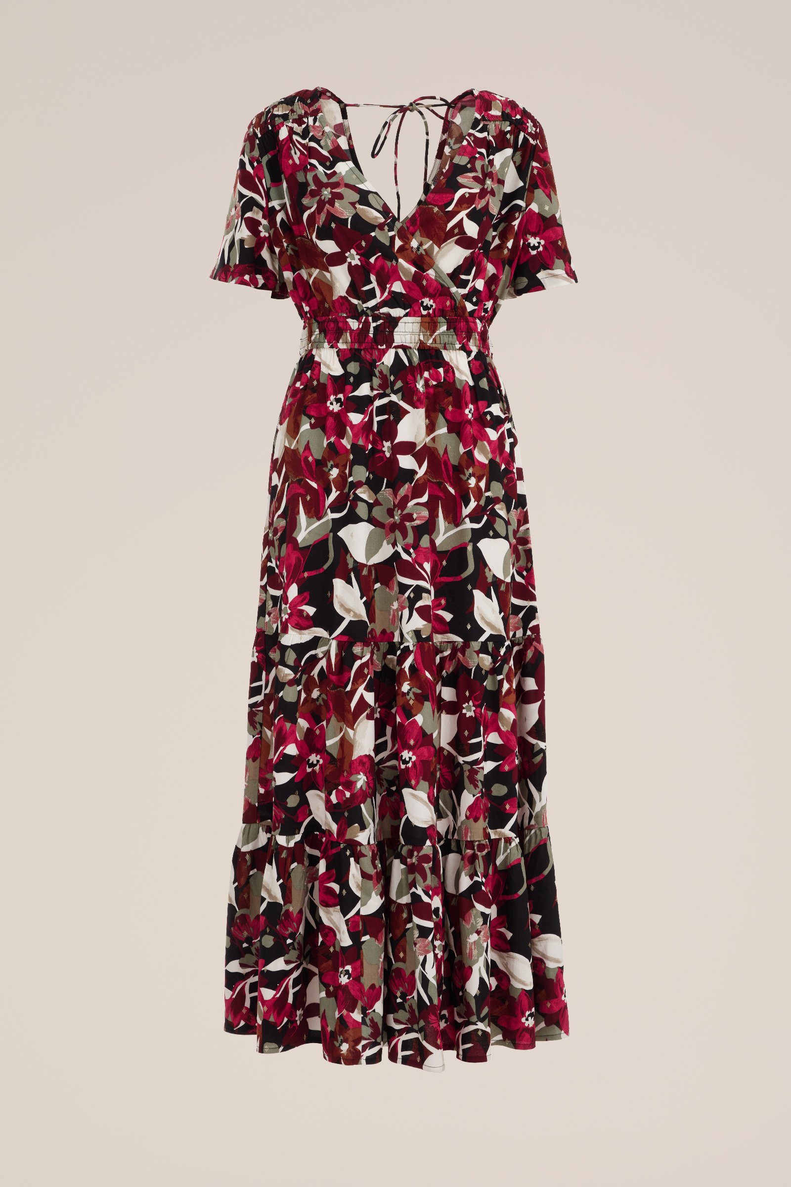maxi-jurk met dessin WE Fashion Multikleur