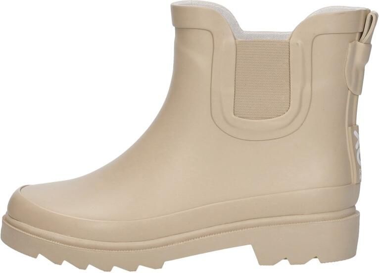 XQ Footwear Kids Plain Chelsea Rubber Rainboot Kinderlaarzen Beige