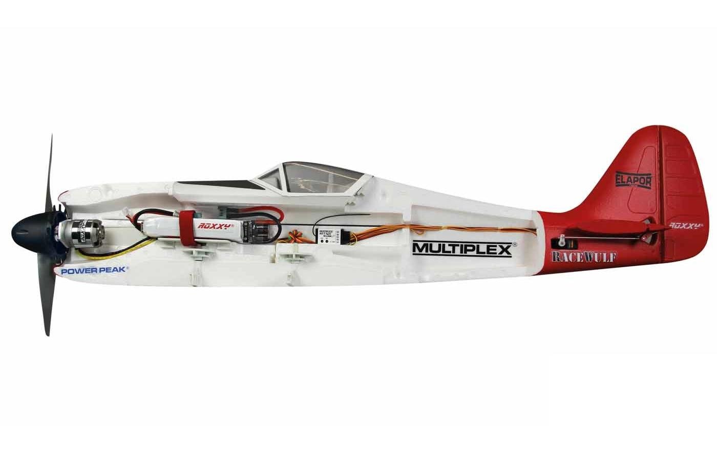 Warbird RaceWulf RR 950 mm PNP<br>Focke Wulf FW 190 nachempfundenes Rennflugzeug mit Brushless Antrieb