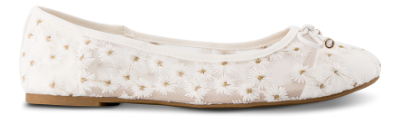 Norrliv Mesh Ballerina Hvid 2416102290