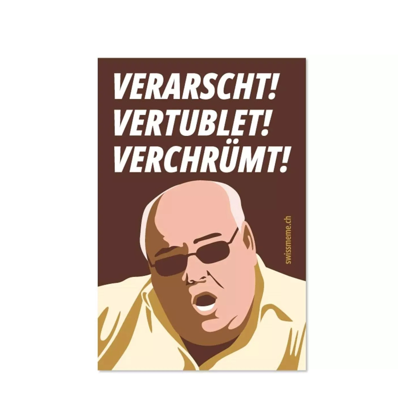 (75x105mm) Lustiger Sticker Wasserfester Aufkleber Meme Abziehbild für Auto / Koffer / Laptop (191.00) - VERARSCHT! VERTUBLET! VERCHRÜMT!