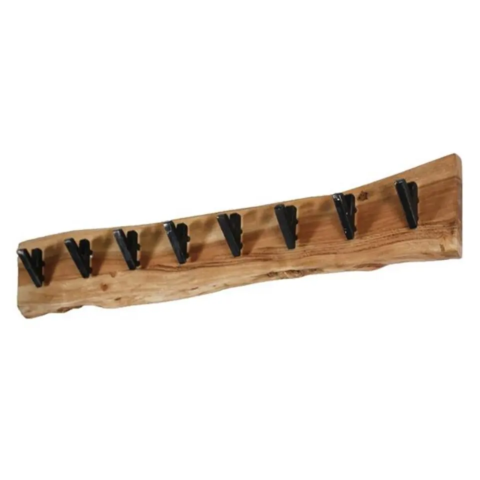Hoyz - Kapstok Edge met 8 haken - Grijs - Wandkapstok