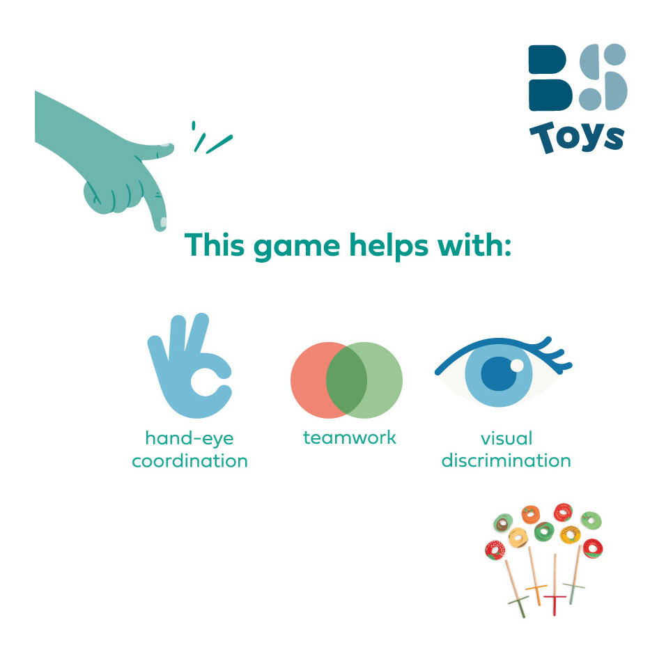 BS Toys Vang het Fruit Vang- en Werpspel, 31dlg.