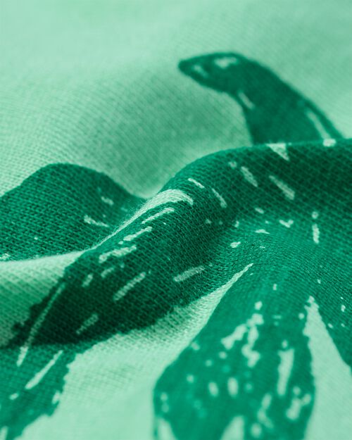 2 t-shirts enfant palmiers vert
