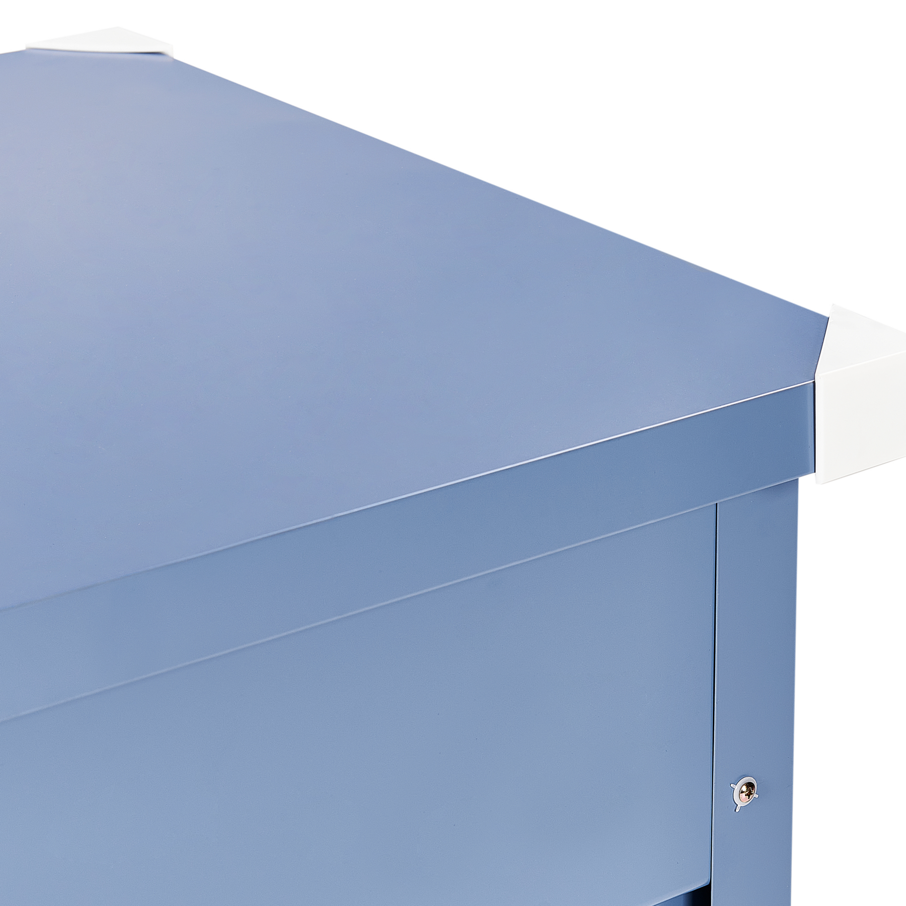 Beliani - CEBROSA - Kussenbox - Blauw - 600 l -  Staal