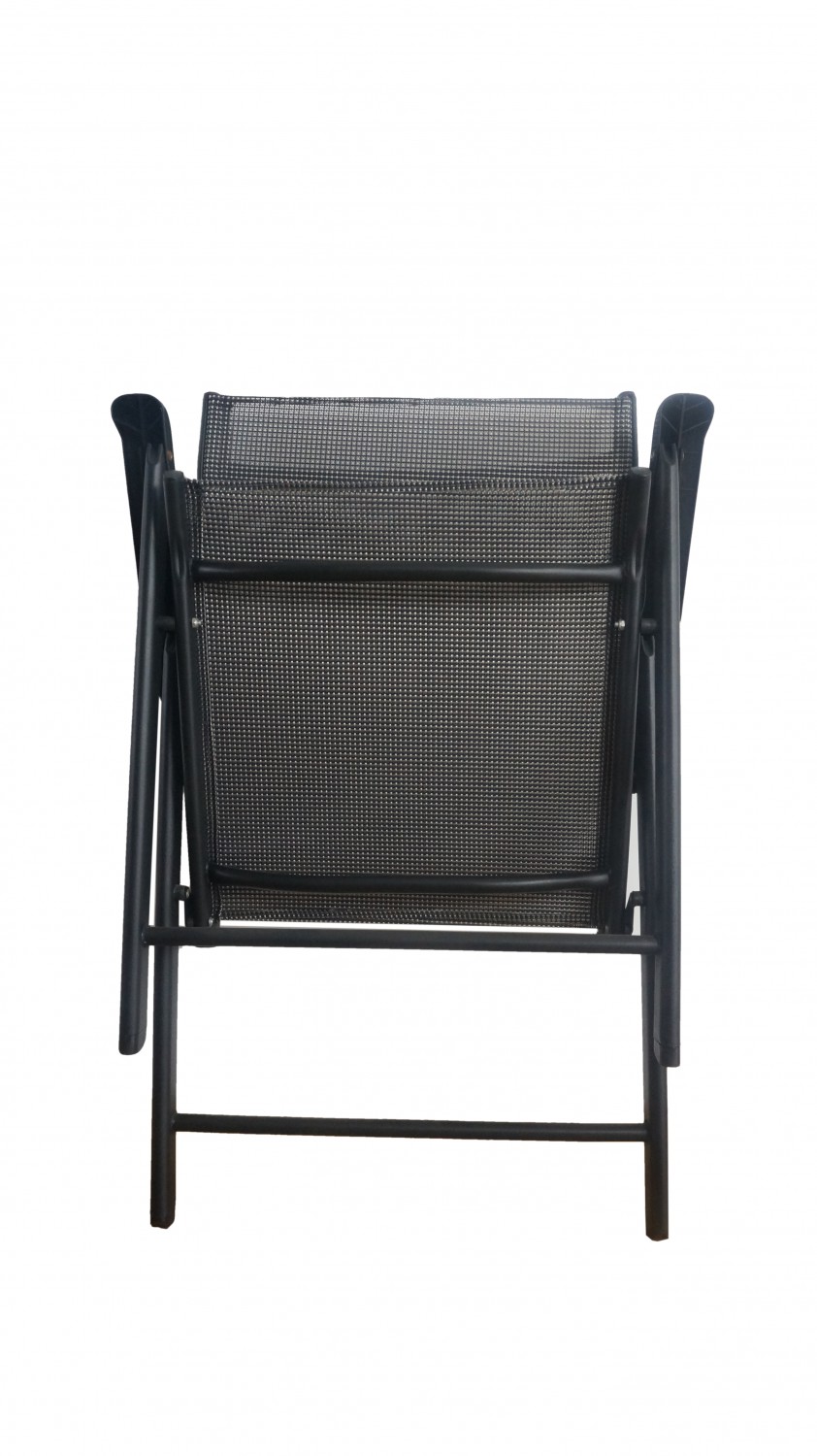 Gartenstuhl klappbar 2er Set anthrazit