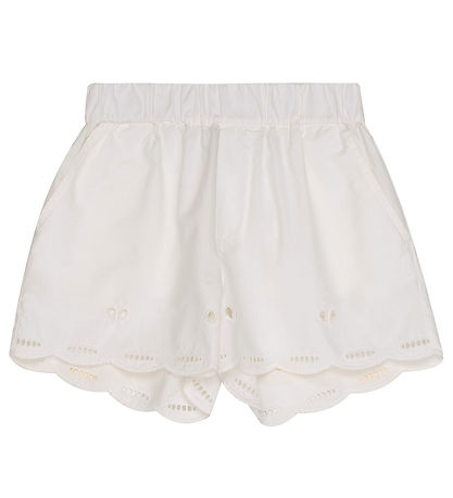 Stella McCartney Kids Shorts - Ivory m. Lochmuster