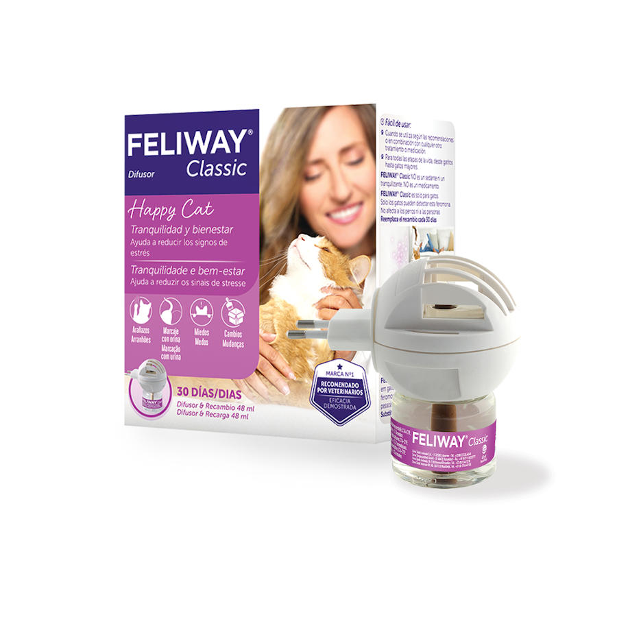 Difusor calmante Feliway Classic e/ou refil para gatos