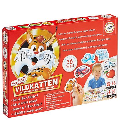 Educa Br?tspil - My First Vildkatten - 36 Billeder