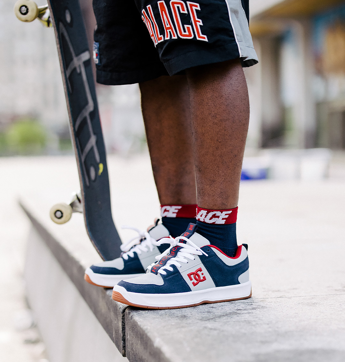 DC Shoes Lynx Zero Jahmir Navy Grey 7.5 US