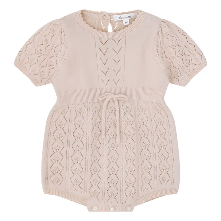 Louisiella Barboteuse Lone Maille | Rose