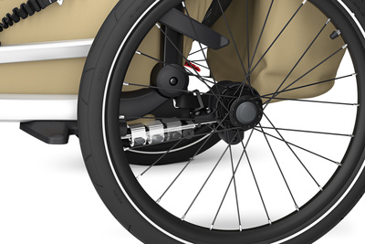 Thule Chariot Cross 2 Sykkelvogn, Khaki G3