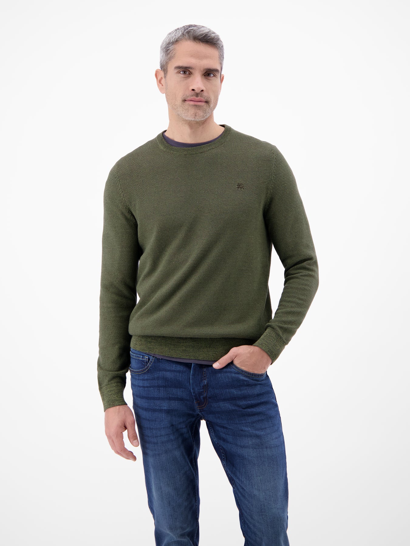Herren Strickpullover in Twist-Struktur