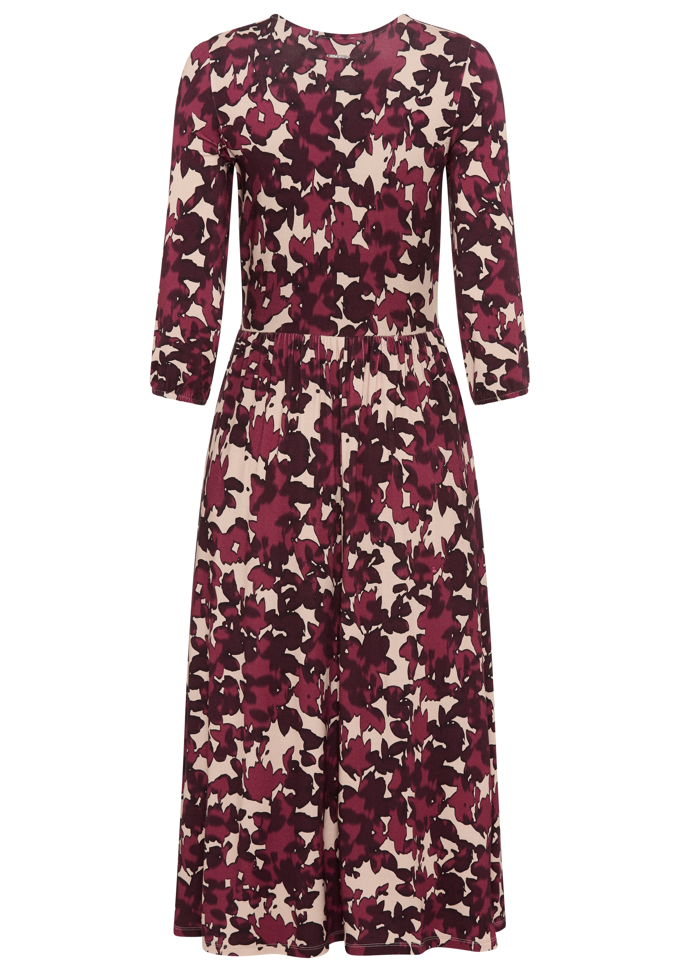 Laura Scott Midikleid elegantes Blumenmuster aus Viskose-Mischung - NEUE KOLLEKTION