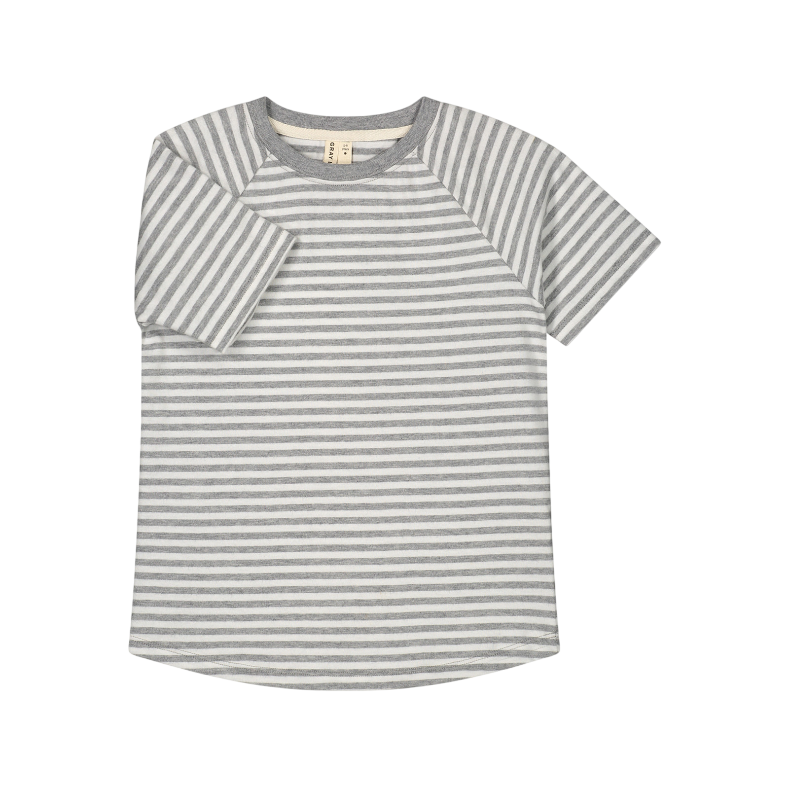 T-Shirt Grey Melange / Off White