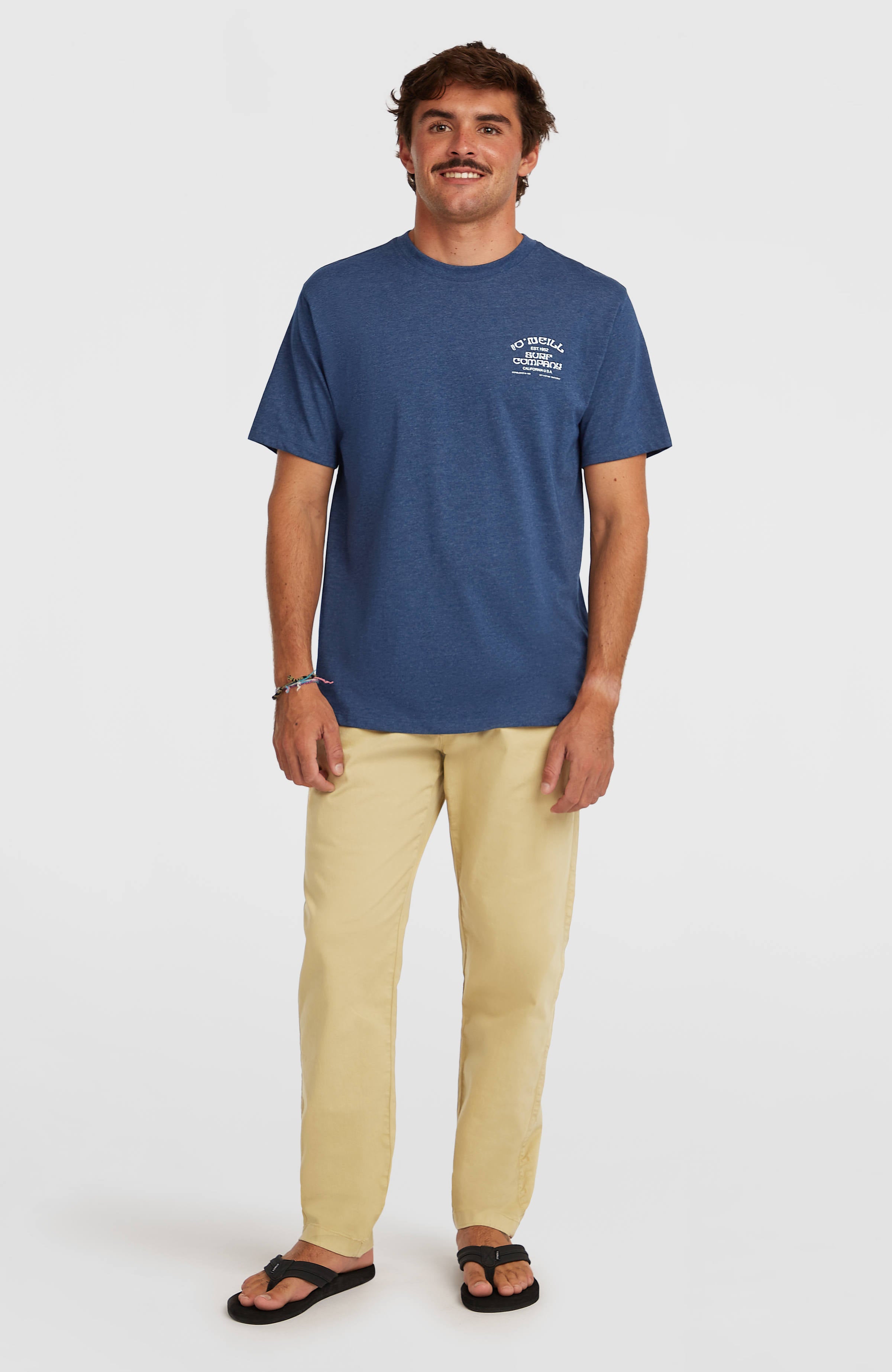 Melange Chest-Print T-shirt
