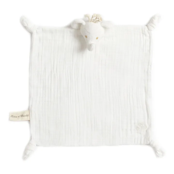 Tartine et Chocolat Ferdinand l'éléphant - Doudou lange en coton bio