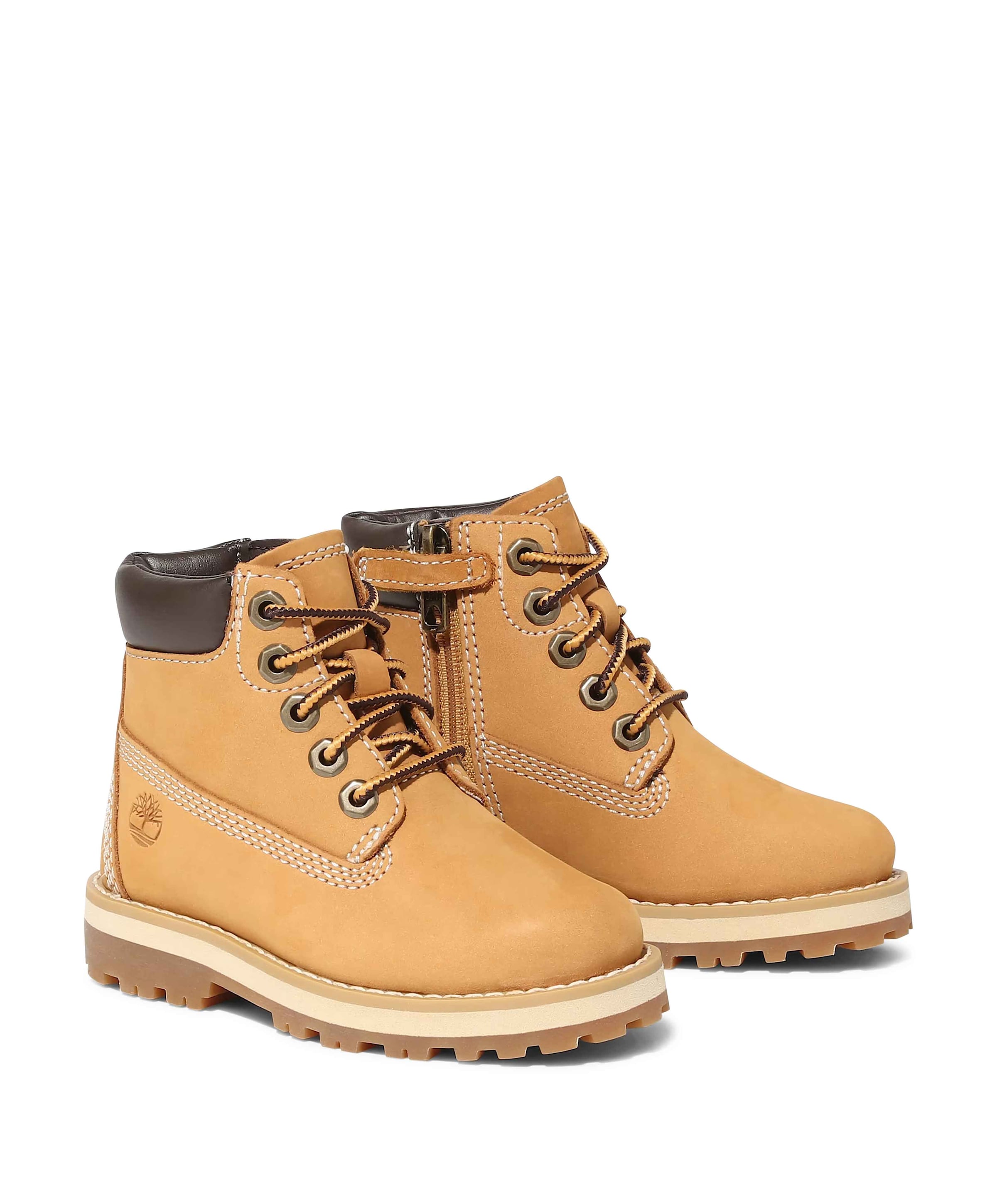 Timberland Courma Kid MID LACE UP BOOT jongens veterschoenen bruin