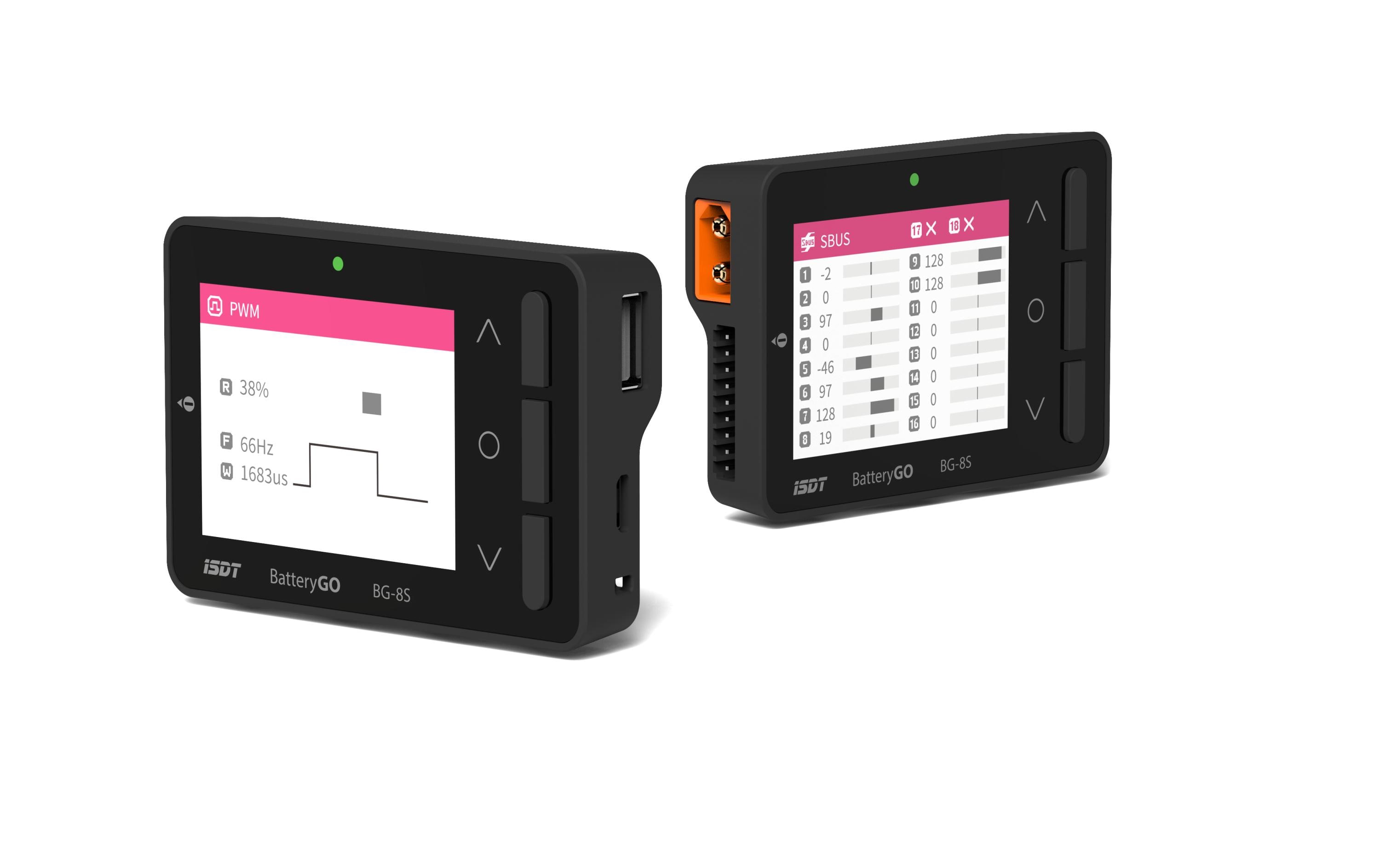 Akkutester BG-8S Smart Battery CheckerLiPo Akkutester mit USB Ladefunktion für Mobilgeräte