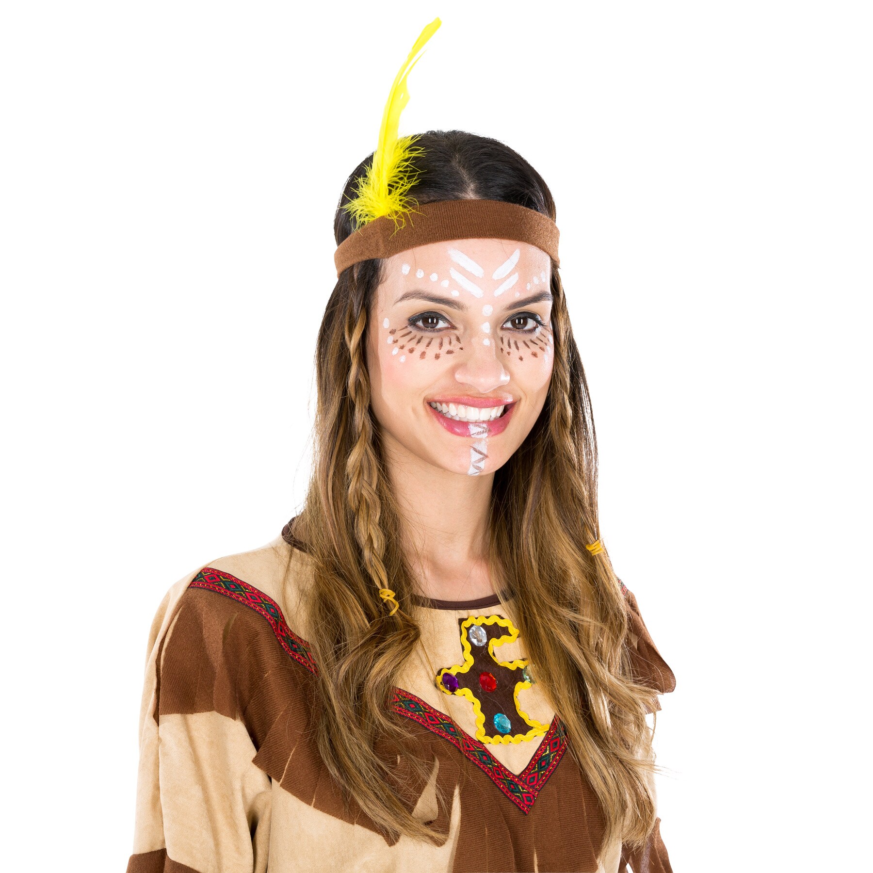 tectake® Frauenkostüm Indianerin sexy Trinity