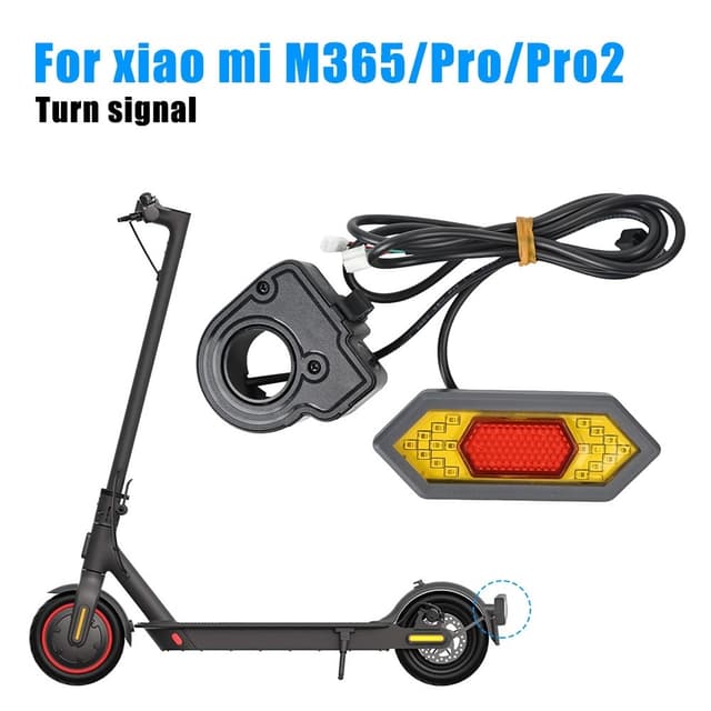 Til Xiaomi M365 Baglygte Blinklys LED Scooter Baglygte