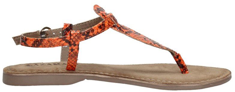 Lazamani Dames sandalen oranje