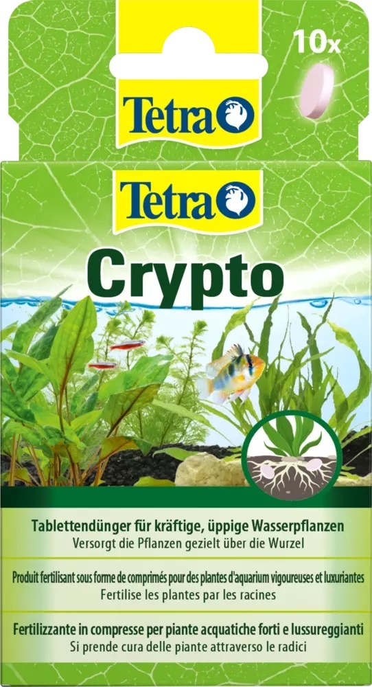 Tetra Crypto 10 tabletten | Plantenvoeding