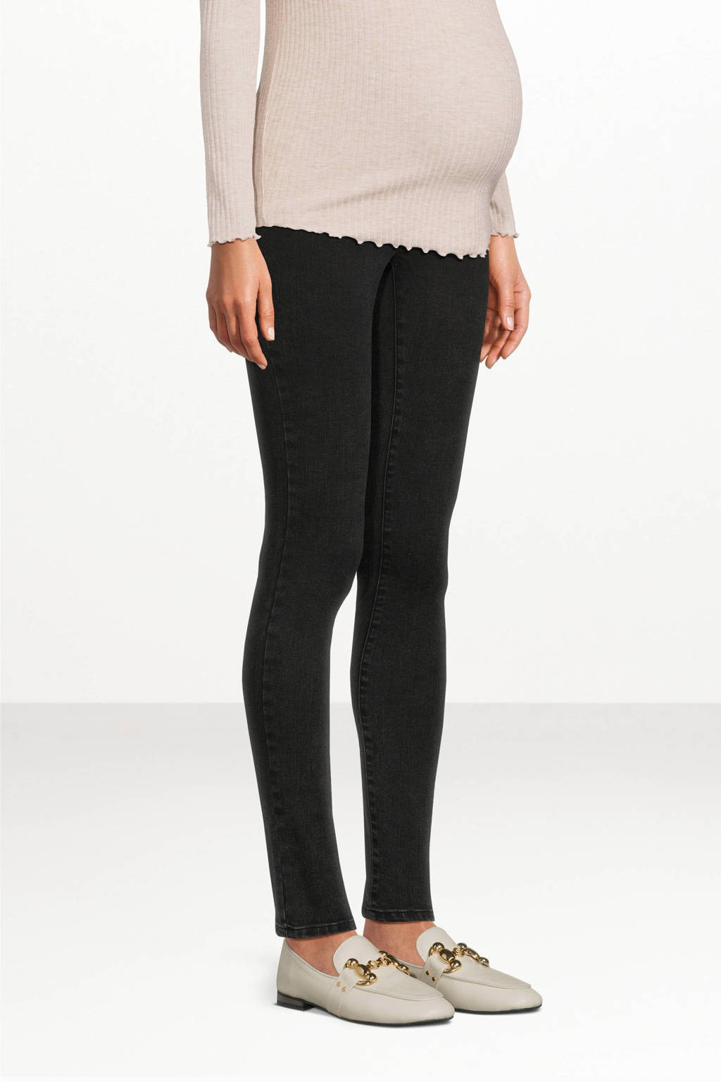 ONLY MATERNITY high waist skinny zwangerschapsjeans OLMROSE washed black