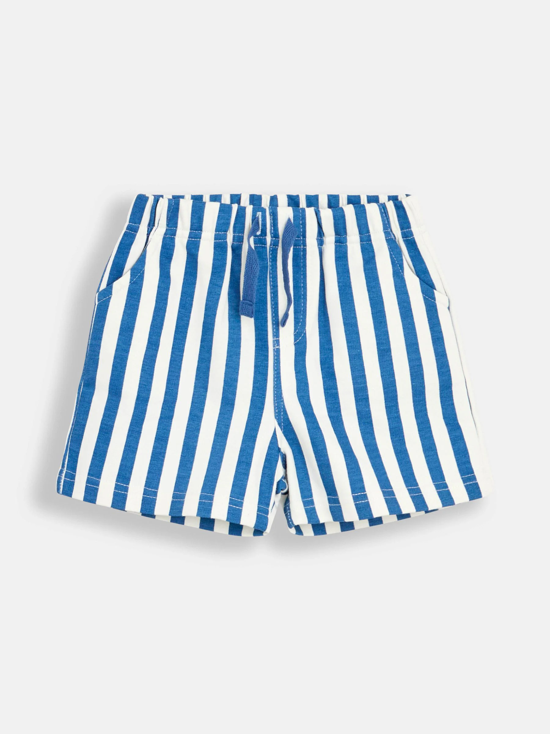 JoJo Maman Bébé 2-Pack Stripe Jogger Shorts
