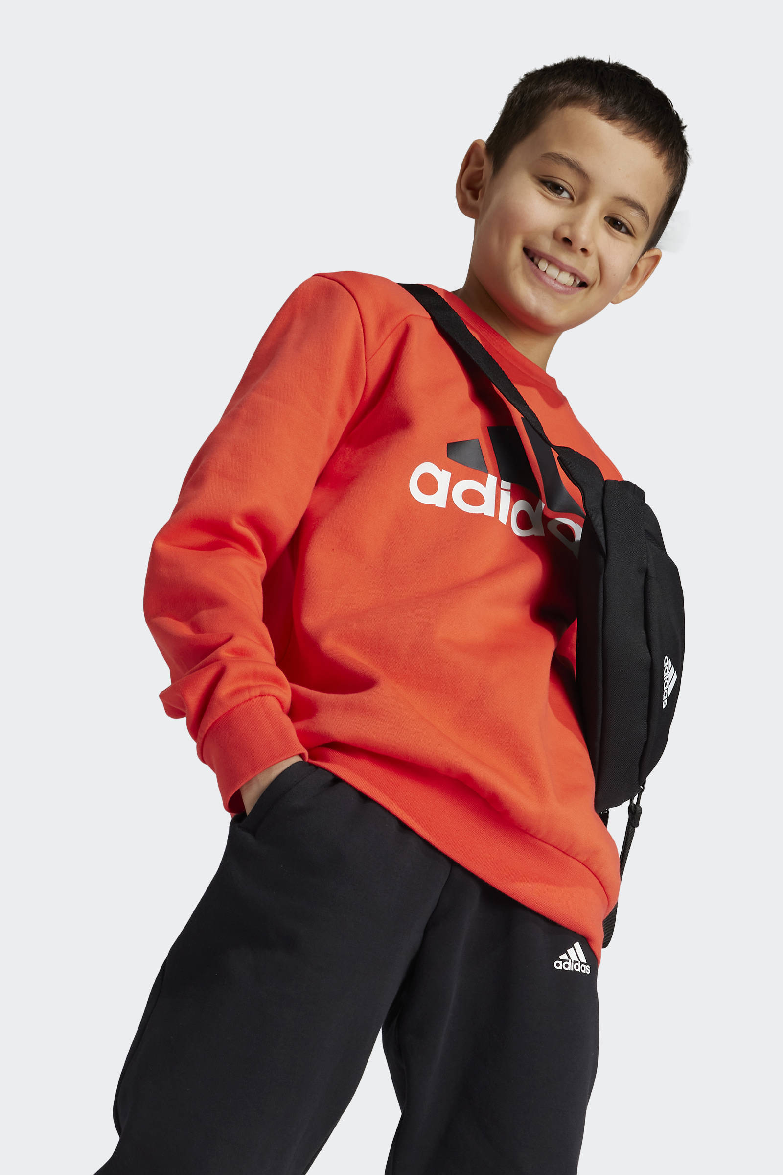adidas joggingpak rood/zwart