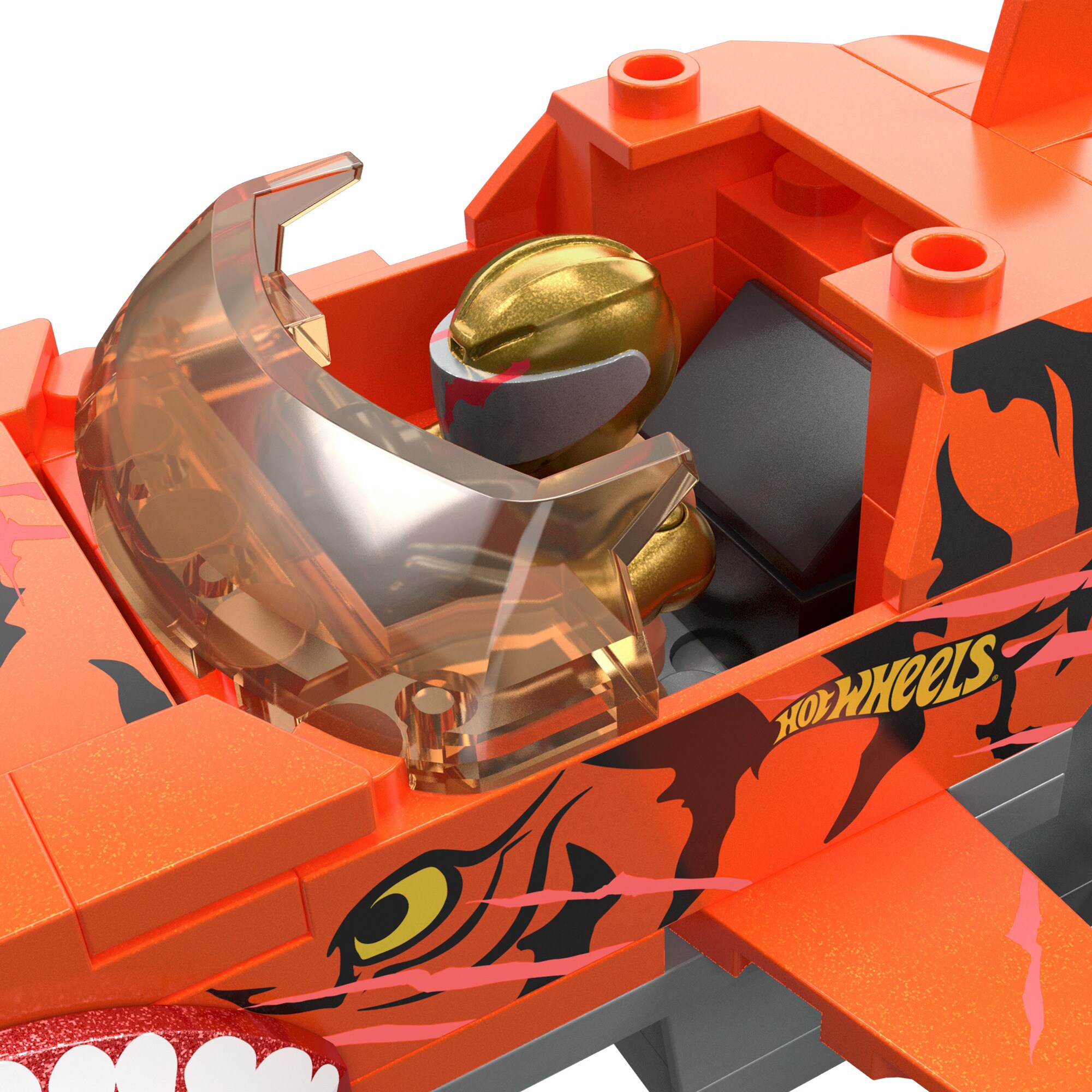 Mattel Spielfahrzeug Monster Trucks Tiger Shark Crash Wettkampf