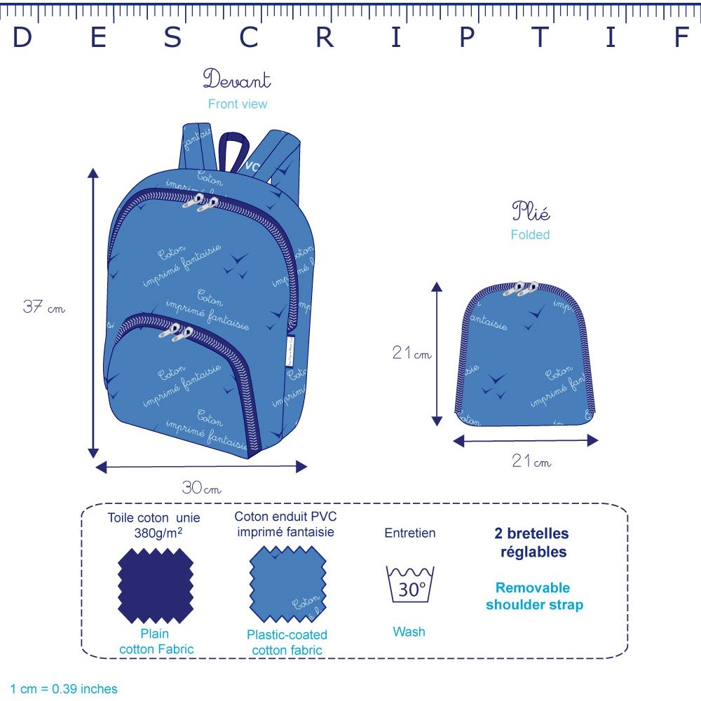 Sac À Dos Pliable Etoile Argent Jean
