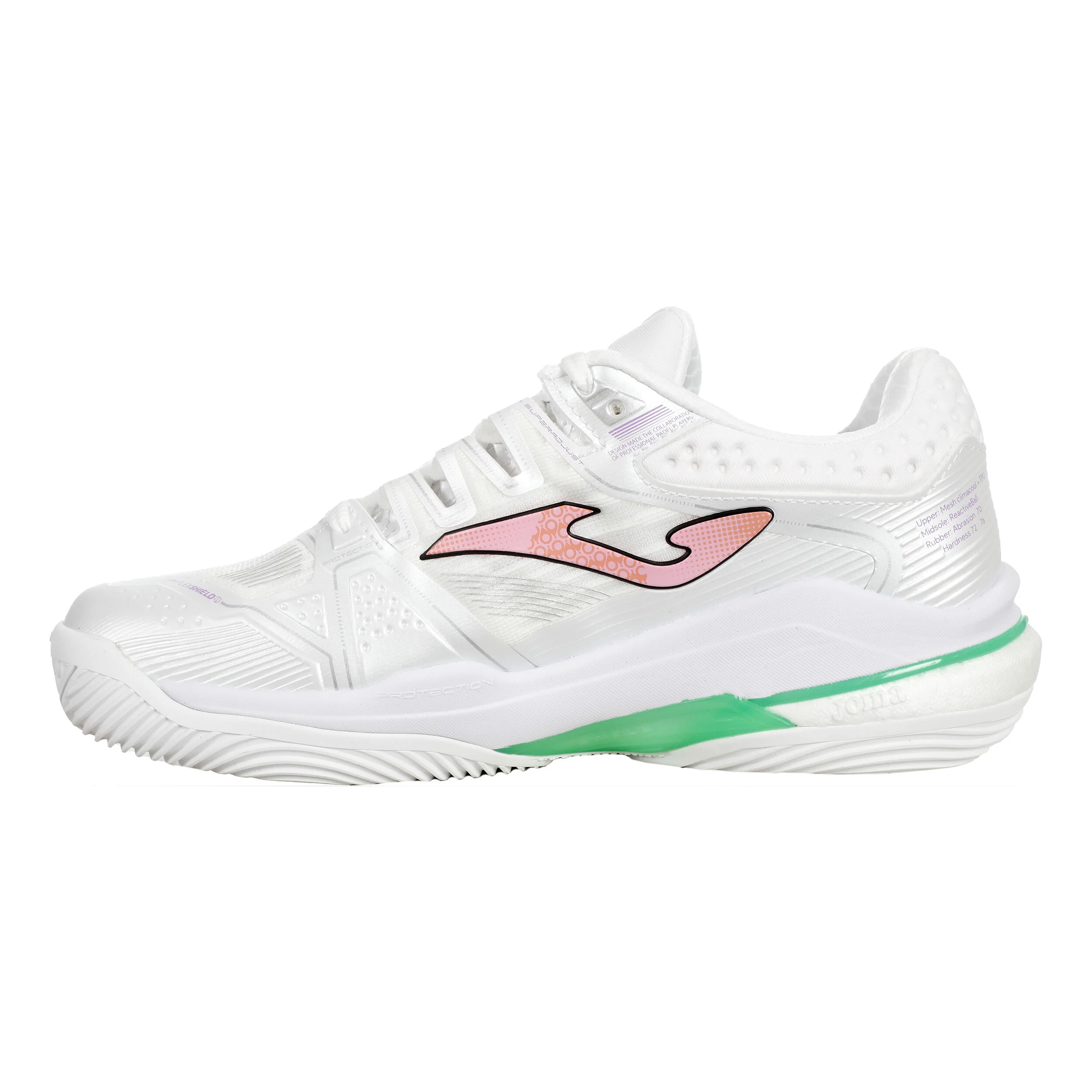 Joma Slam Chaussures Padel Femmes - Blanc , Rosé